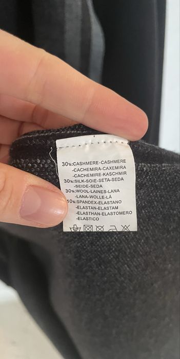 Cardigan - casmir , matase , lana