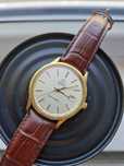 Ceas de mână bărbătesc quartz OMEGA Seamaster placat cu aur