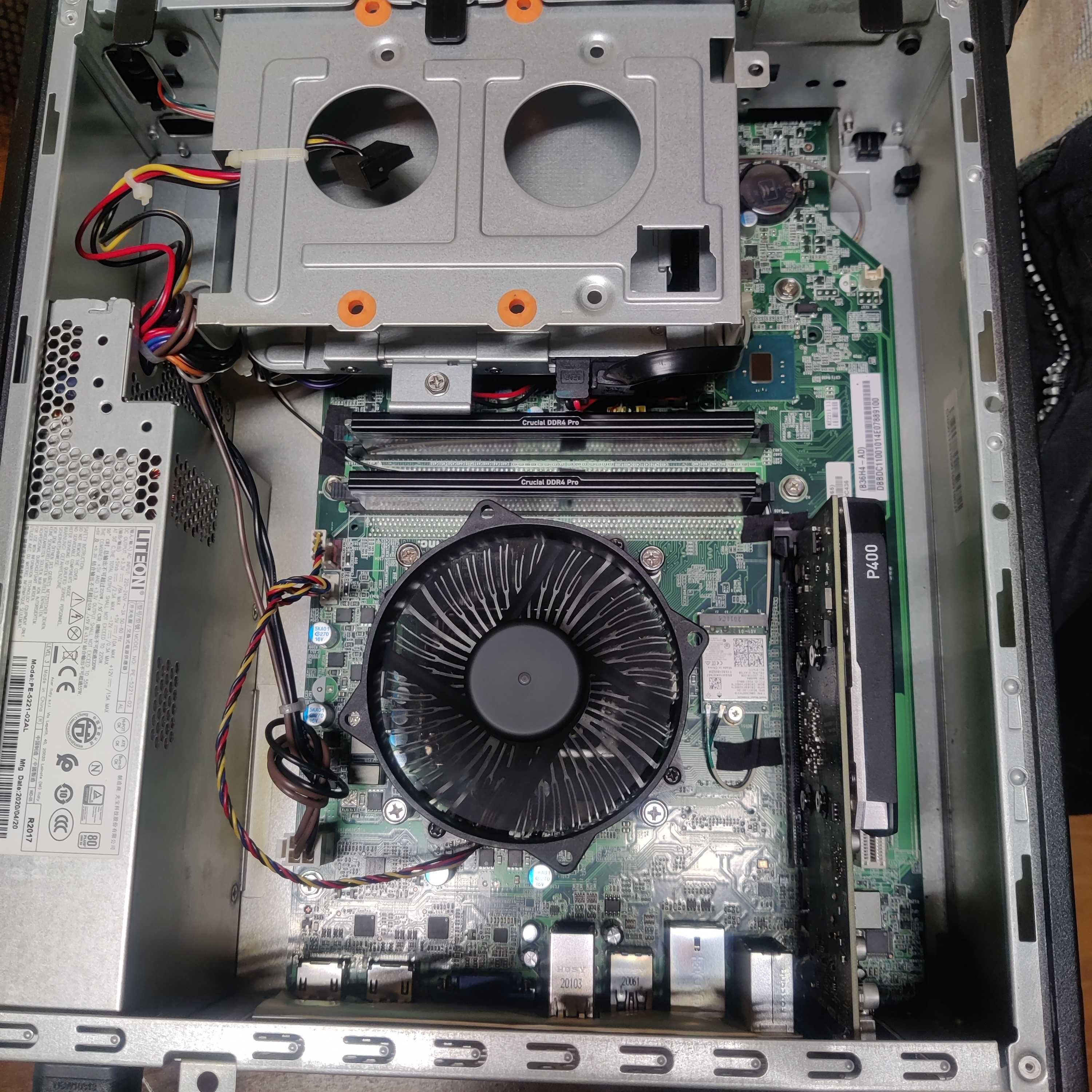 Продавам: Компютър Acer Aspire XC-886 i5 9500T 512gb M.2 SSD 32gb DDR4