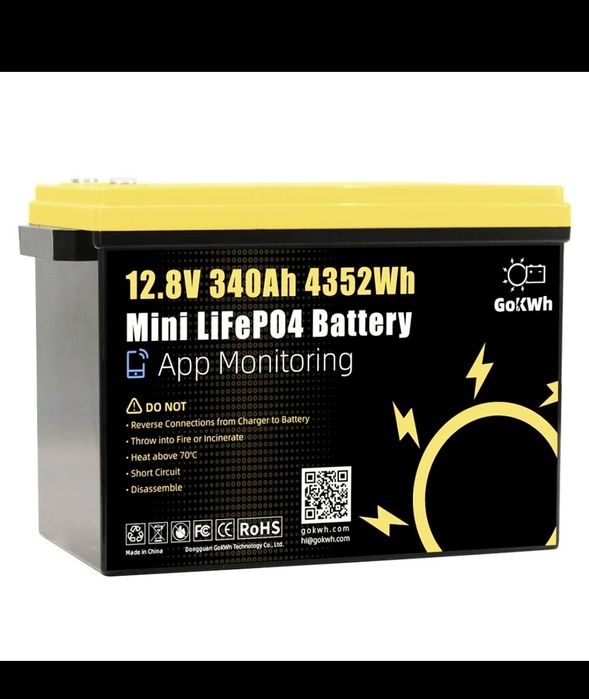 Baterie Lifepo4 12V 340Ah cu Bluetooth