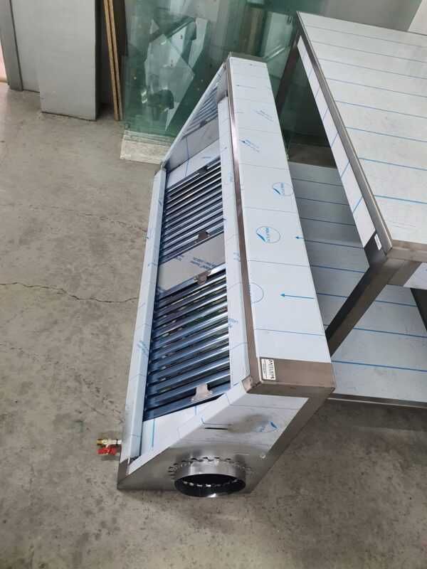 Hota inox profesionala, snack 1500x700x400mm cu motor