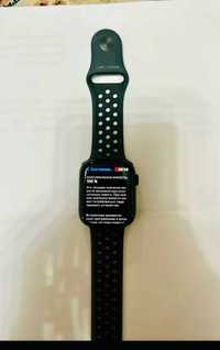 смарт - часы Apple Watch Nike Serie  7  45 мм черный