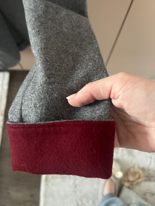 Sacou gri damă din lana