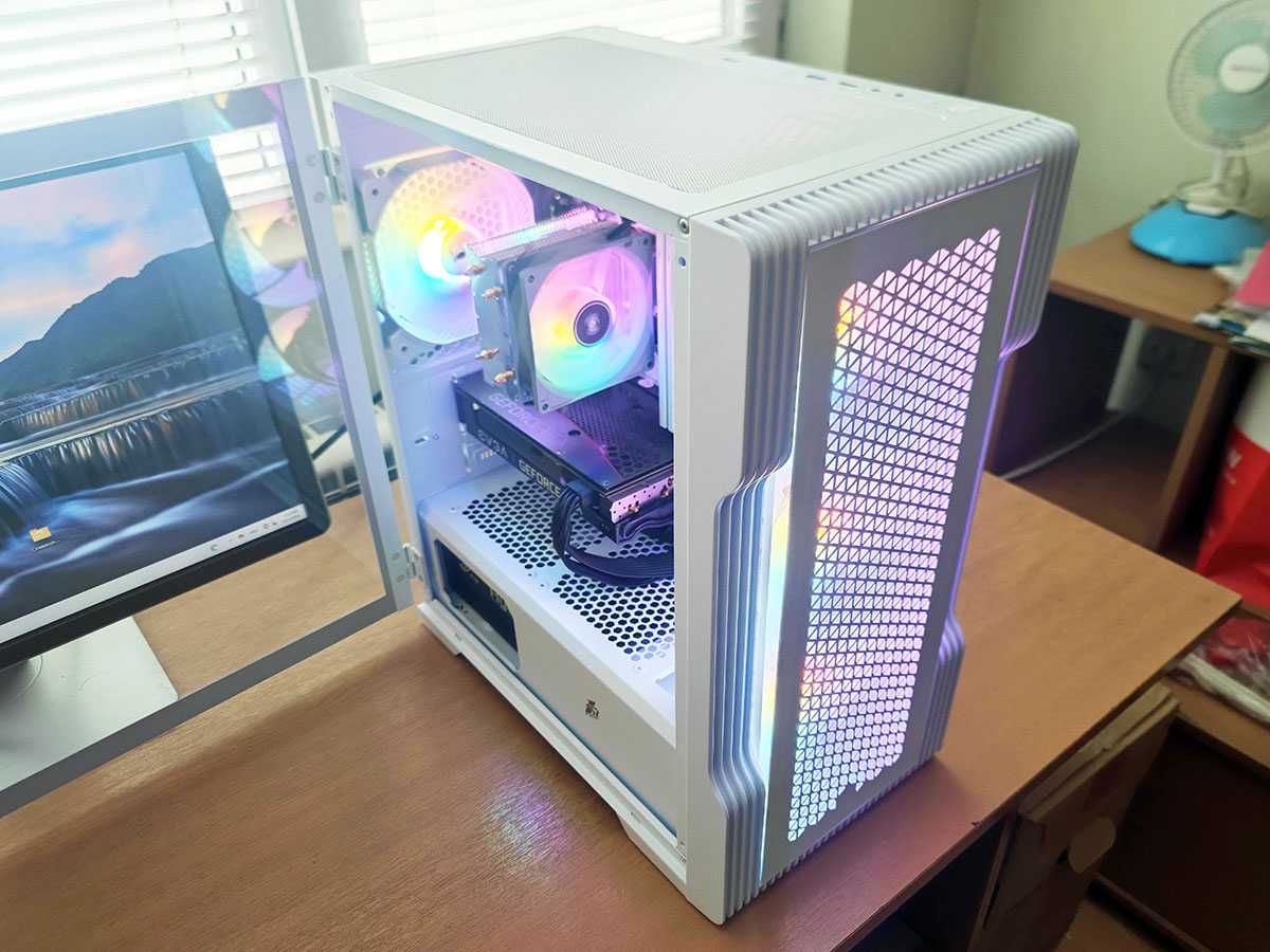 Геймърски компютър, Ryzen 5500, Rtx 3060ti, 1tb nvme ssd, 32gb ram