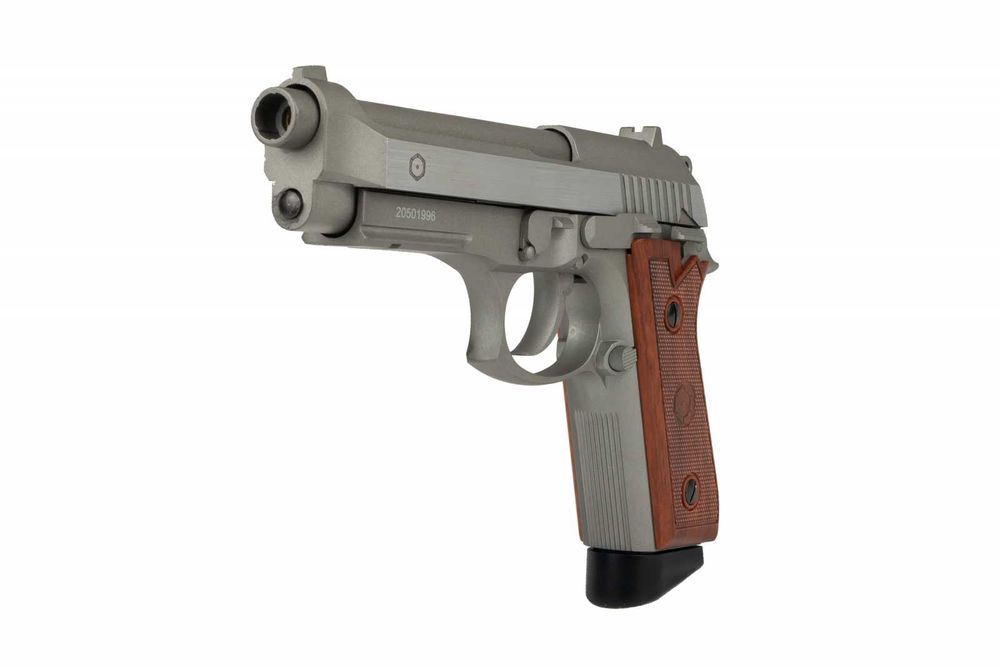 Pistol Airsoft FULL METAL Airline Silver Co2 cu Blowback