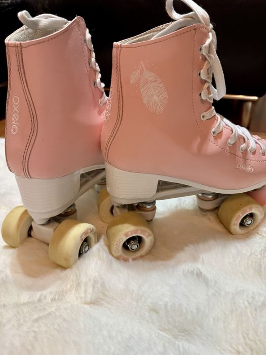 Ролкови кънки за фигурно пързаляне OXELO, QUAD 100,за деца и възрастни