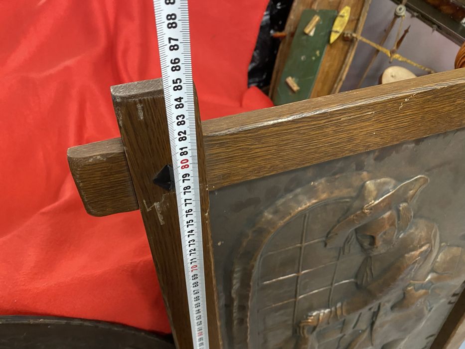 Медна картина ковано пано от франция