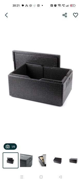 Cutie termoizolanta pentru transport produse alimentare clade