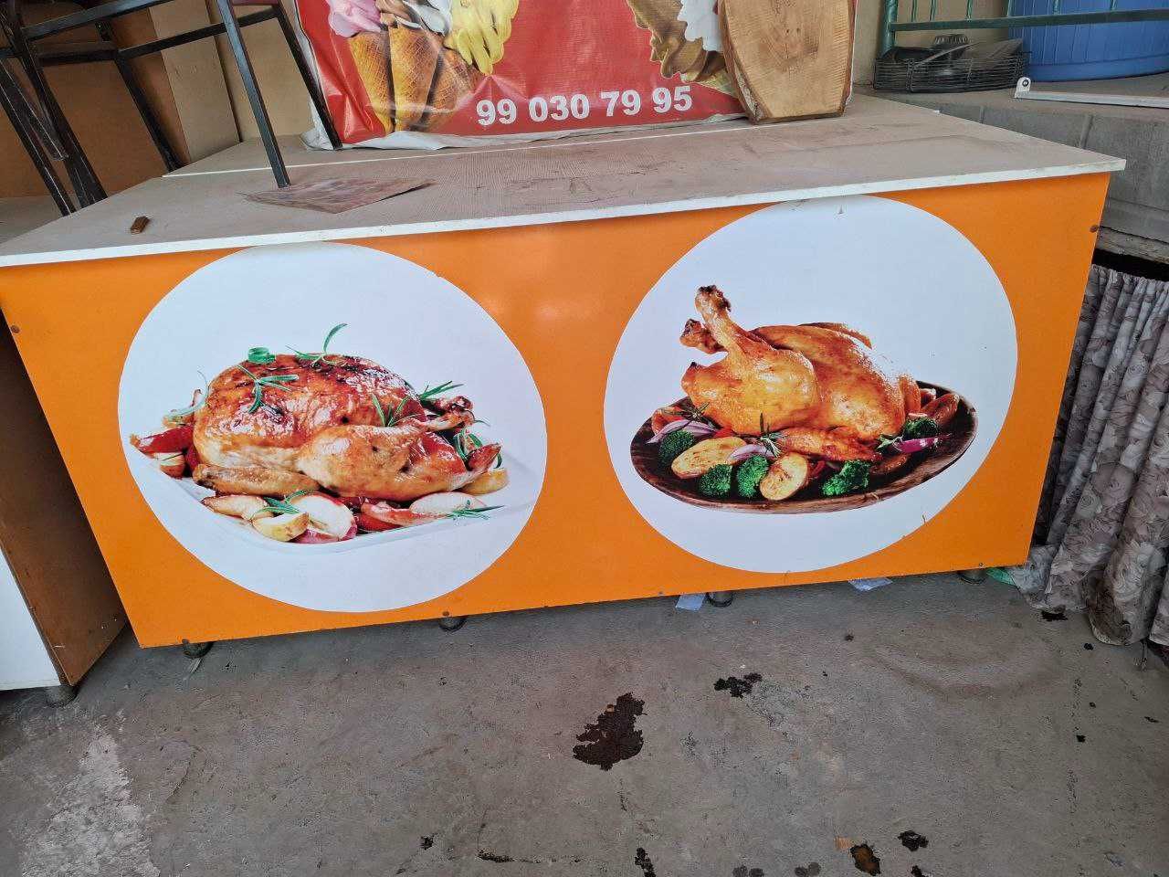 Grill pech, Morozilka, Stol-stullar, Vetrina xolodelnik, Shkaf va Xon