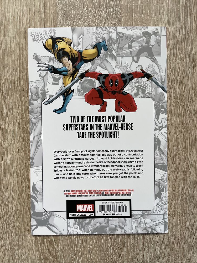 Comic Marvel-Verse Deadpool and Wolverine  limba engleza