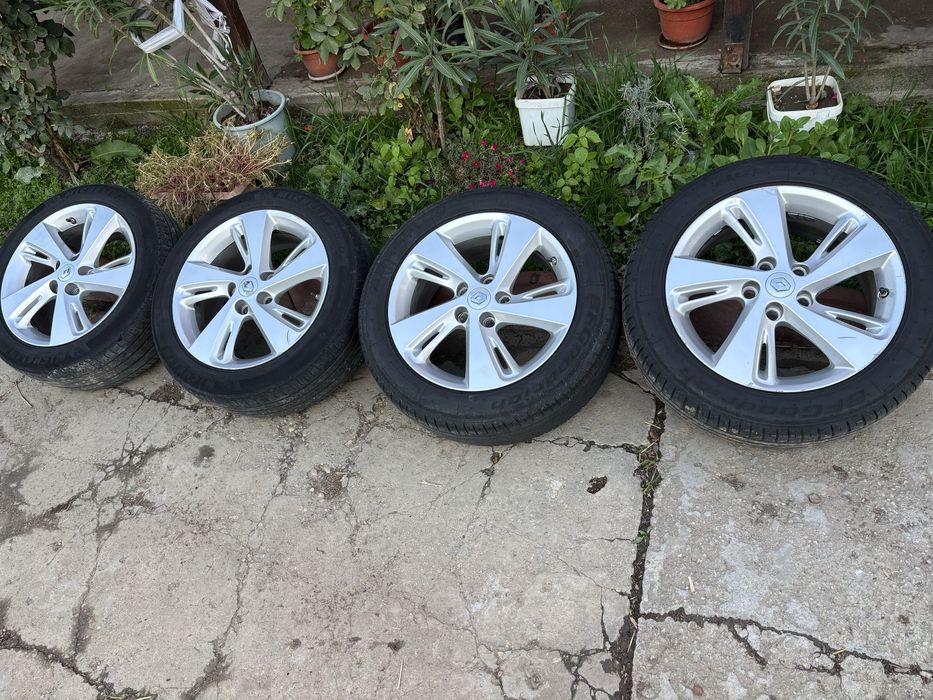 Vand Jante Originale Renault +Cauciucuri Vară:- 5 114,3 r17