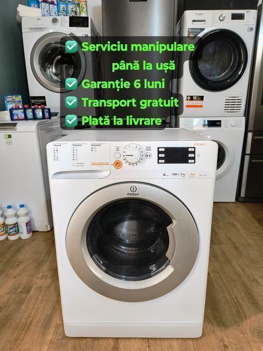Uscător/Mașină de spălat Indesit 9kg - LICHIDARE DE STOC -  Decembrie