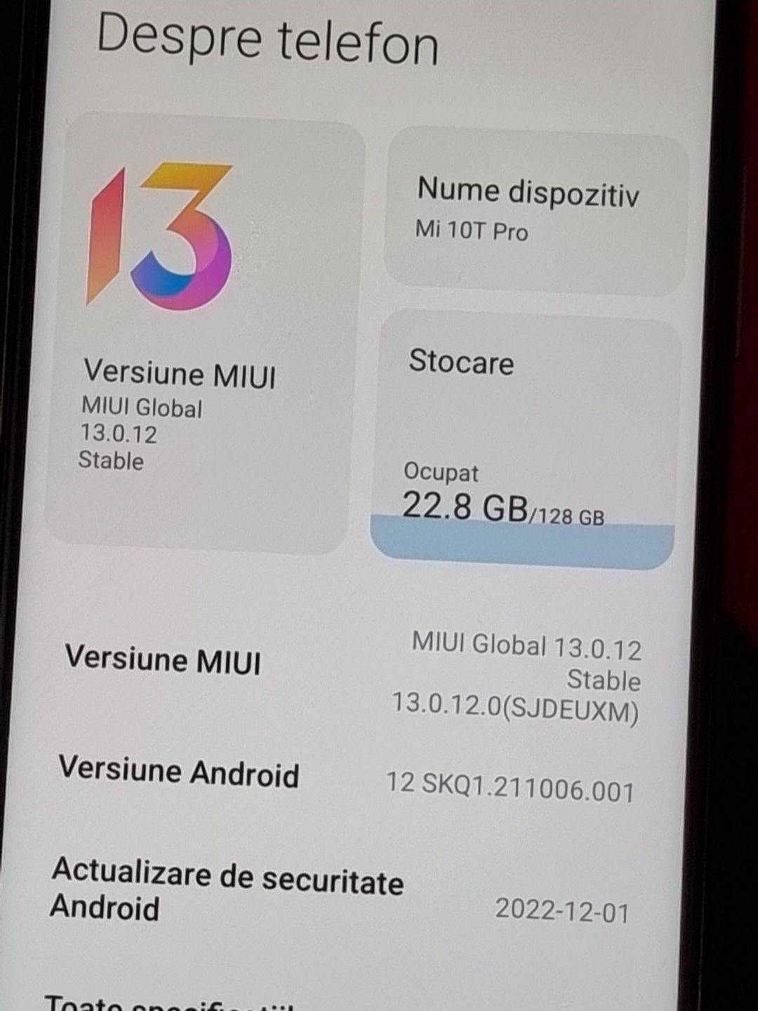 Xiaomi Mi 10T Pro 128Gb, Argintiu, Husa, Folie, Liber.