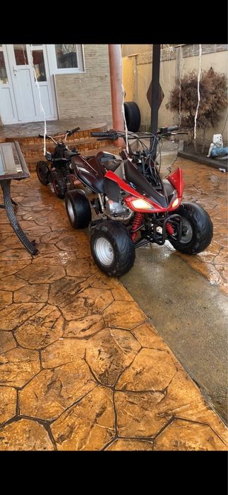 Atv 125 cc are un motor nou instalatie nou pe el atv e ca nou