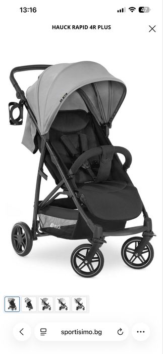 Hauck Rapid 4 детска лятна количка