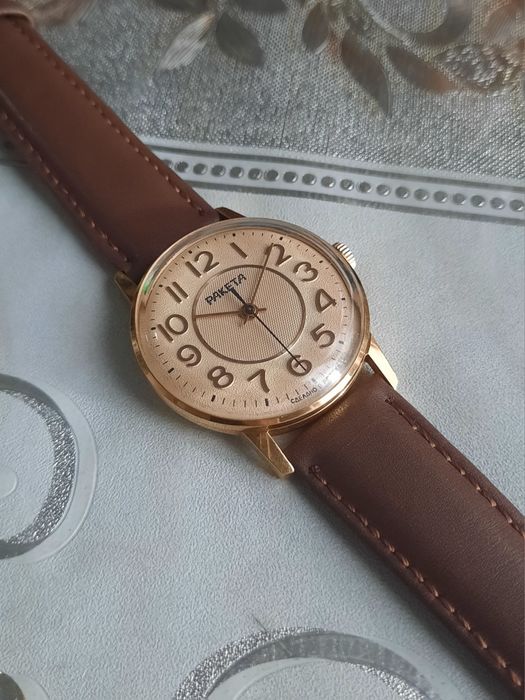 Позолоченные часы Ракета-Ау10