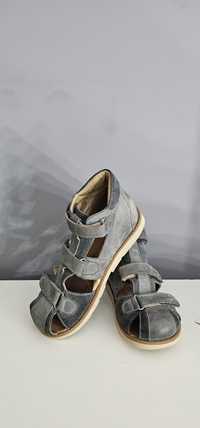 Сандалии ортопедические 34рр кожаные сандали обувь