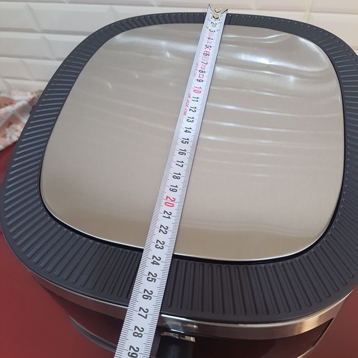 Friteuza cu aer cald, Air Fryer 8L, 2400 W, afisaj digital LCD color,