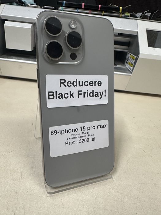 Iphone 15 pro max / 256 gb / REDUCERE BLACK FRIDAY!