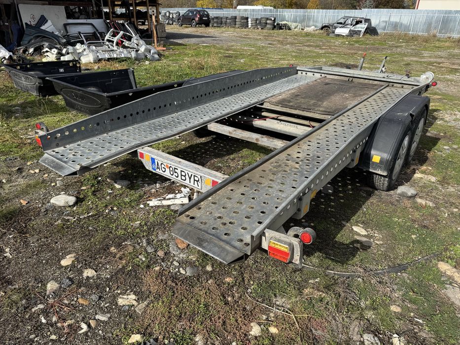 Platforma remorca trailer auto basculabila Humbaur