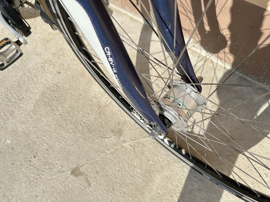 Bicicleta oras Winora 28 Inch Aluminiu 24 viteze Shimano dinam butuc