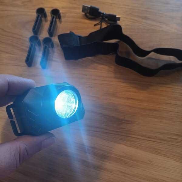 НОВ! USB LED челник, водоустойчив, 3 режима на осветление