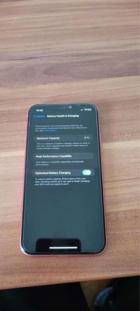 Iphone XR coral 91%