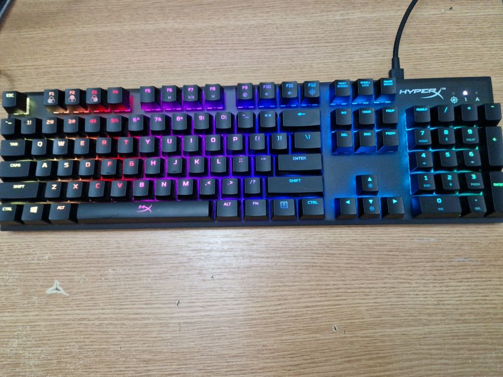 Tastatura gaming mecanica HyperX Alloy FPS RGB,  Kailh Silver Speed