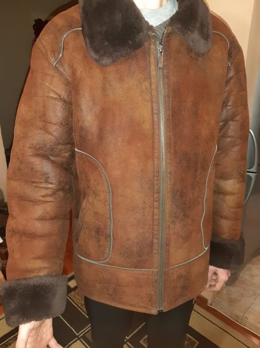 Искусственная дублёнка мужская