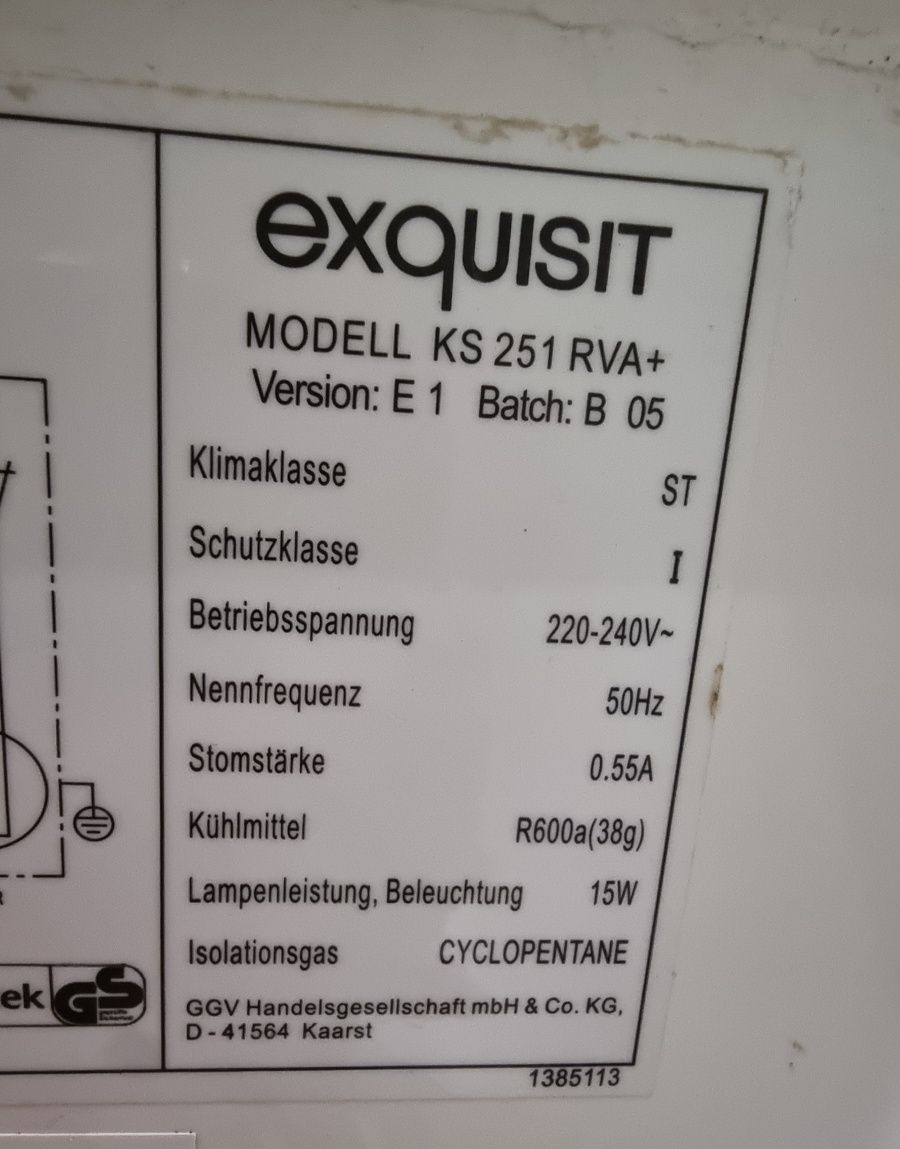 Хладилник Exquisit 250L
