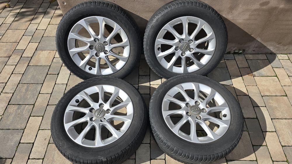 Jante Audi 16 cu cauciucuri de iarna Nokian
