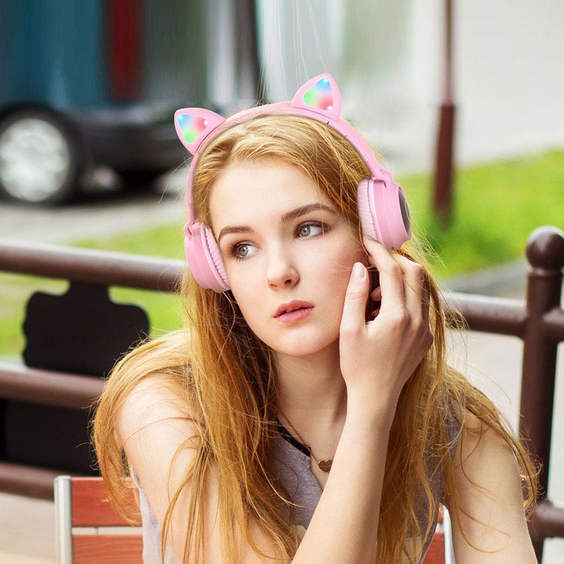 Наушники Hoco с ушками W27 Cat Ear Bluetooth Original Product