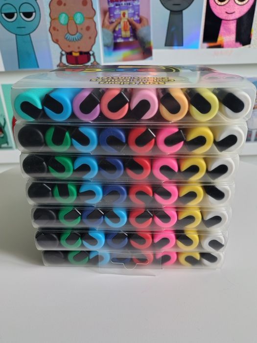 Markere/Carioci POSCA x8 +varianta cu săculeț