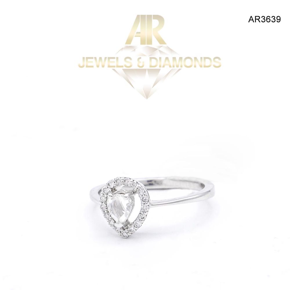 Inel Aur Alb cu Diamante model nou deosebit ARJEWELS(AR3639)