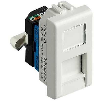 Priza internet Bticino Matix AM5979C6,RJ45 cat.6E,incastrata, modulara