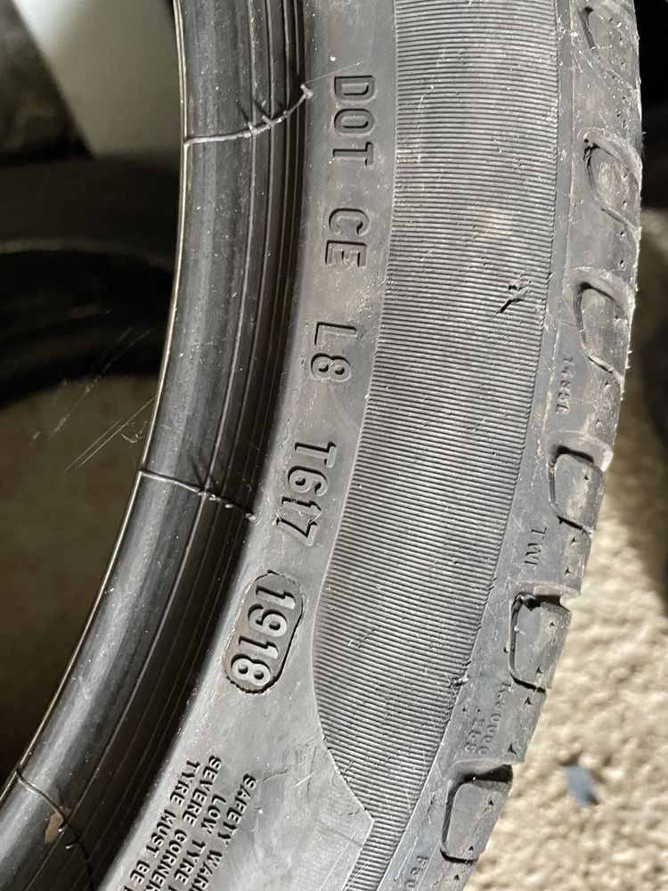 225/45/19 Pirelli 2 броя 6 мм 2018 рънфлат