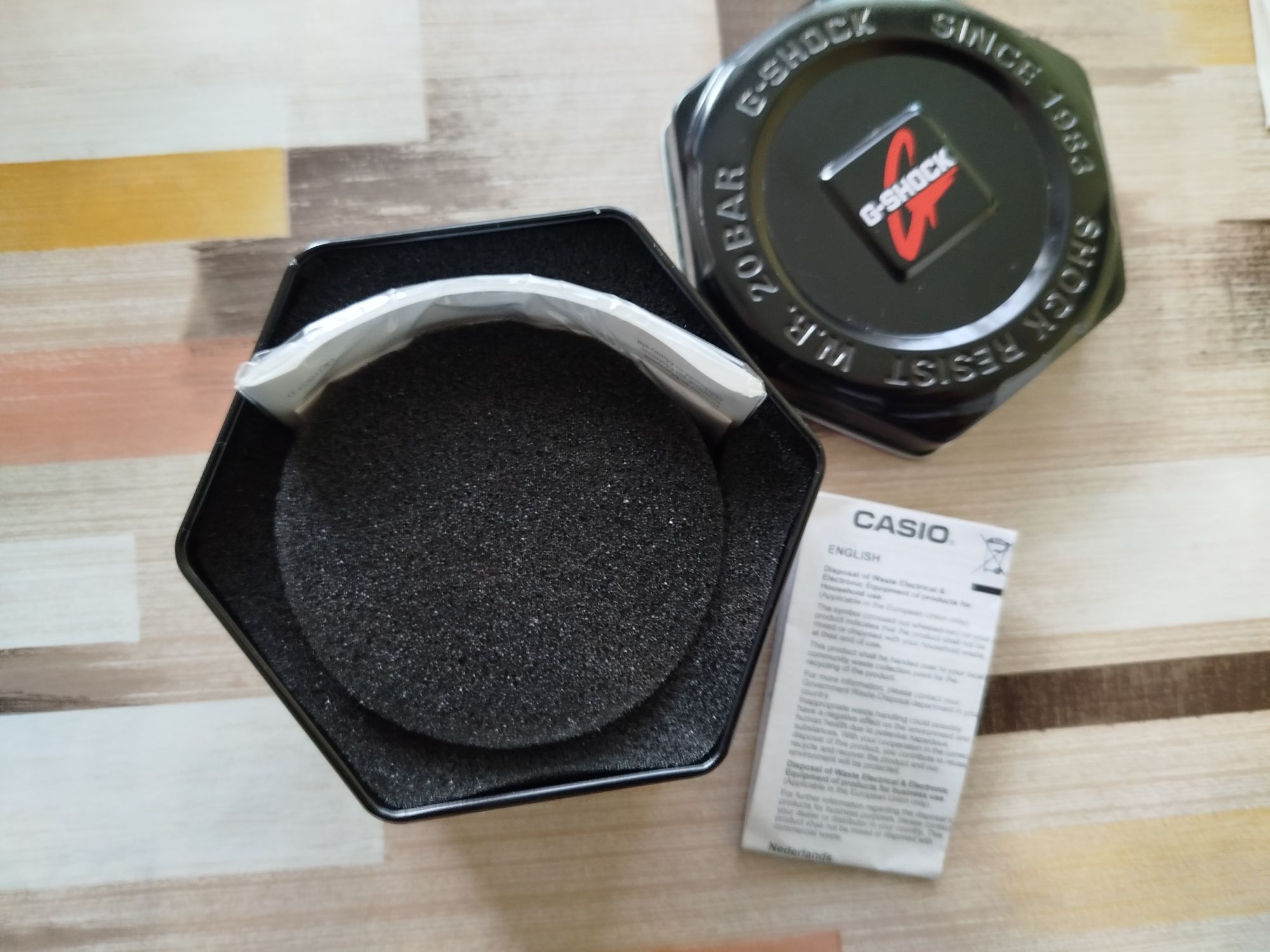 Кутия от марков часовник G-Shock