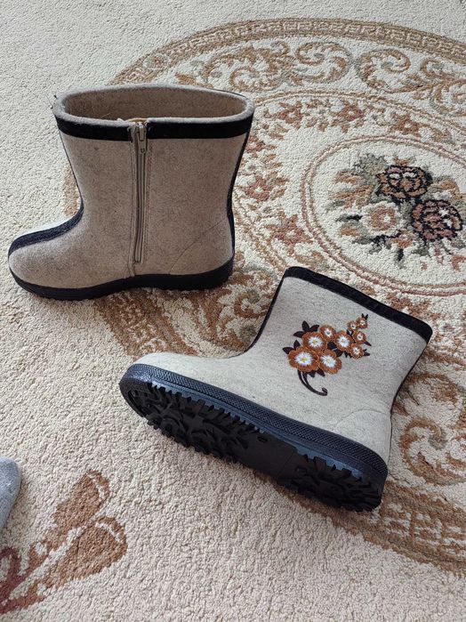 Валенки на резиновой подошве