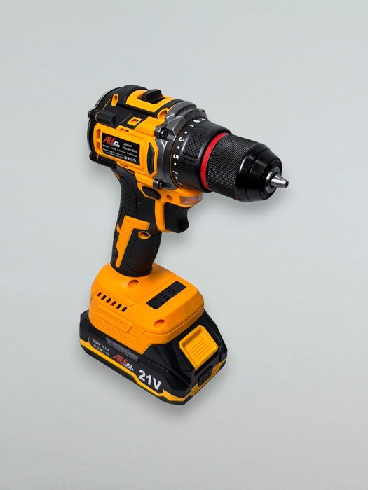 Беспроводной Шуруповерт Alfa Tools 21В, 2 аккумулятора