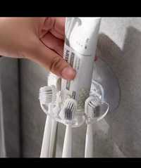 Настенный держатель зубных щеток для ванной