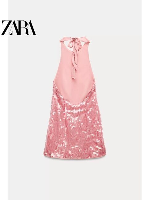 Розова рокля Zara