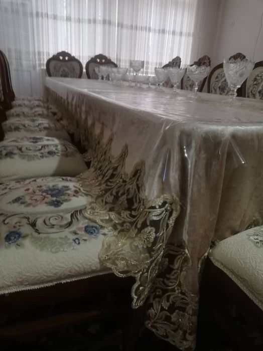 Стол стул 16 кишилик яп янги ишлатилмаган