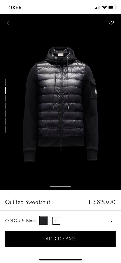 Cardigan Maglia Moncler Dama M Original!