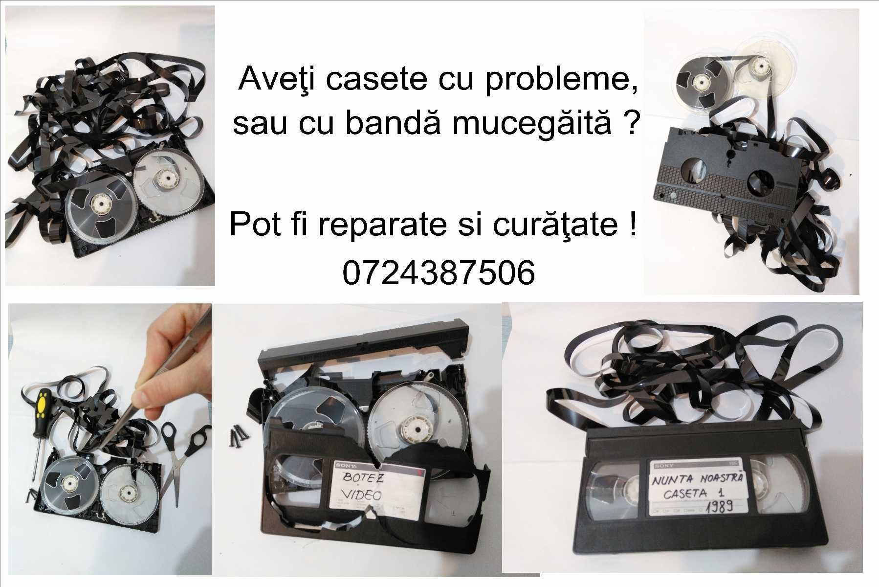 Transfer casete video VHS, 8mm, MiniDv, DVD pe Stick USB sau HDD
