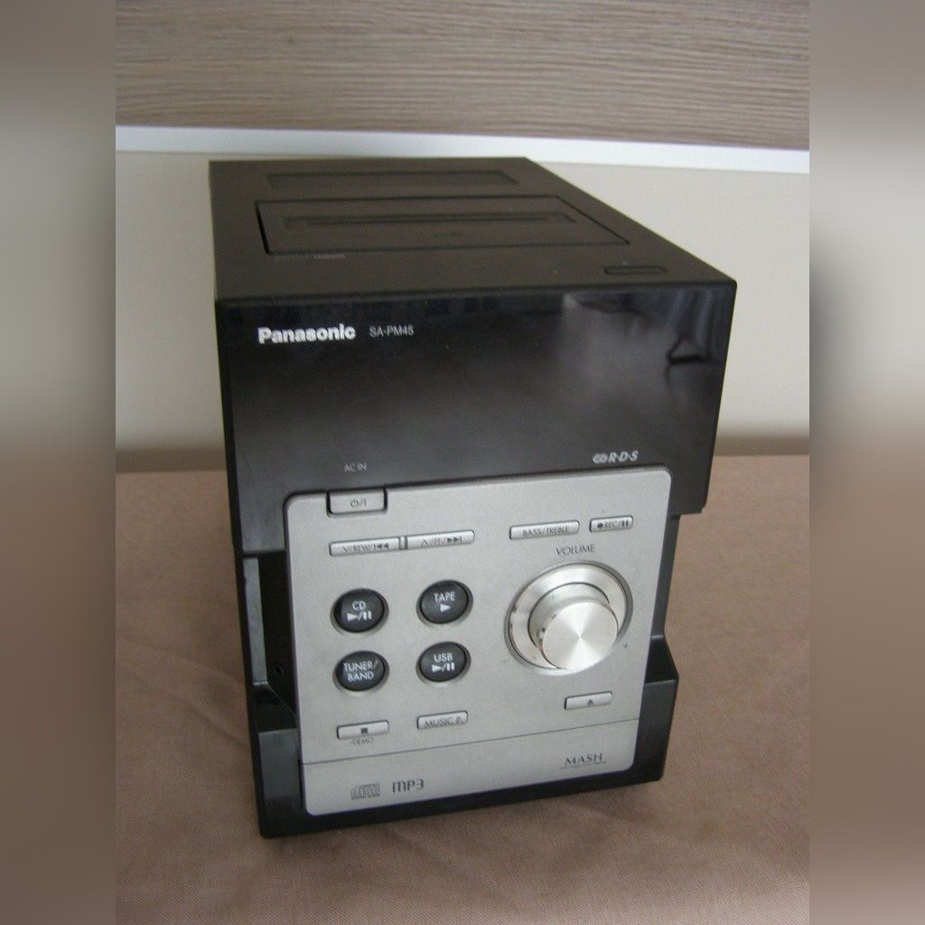 Combina muzicala Panasonic, SA PM45, cu 2 boxe 160W, originale Panas..