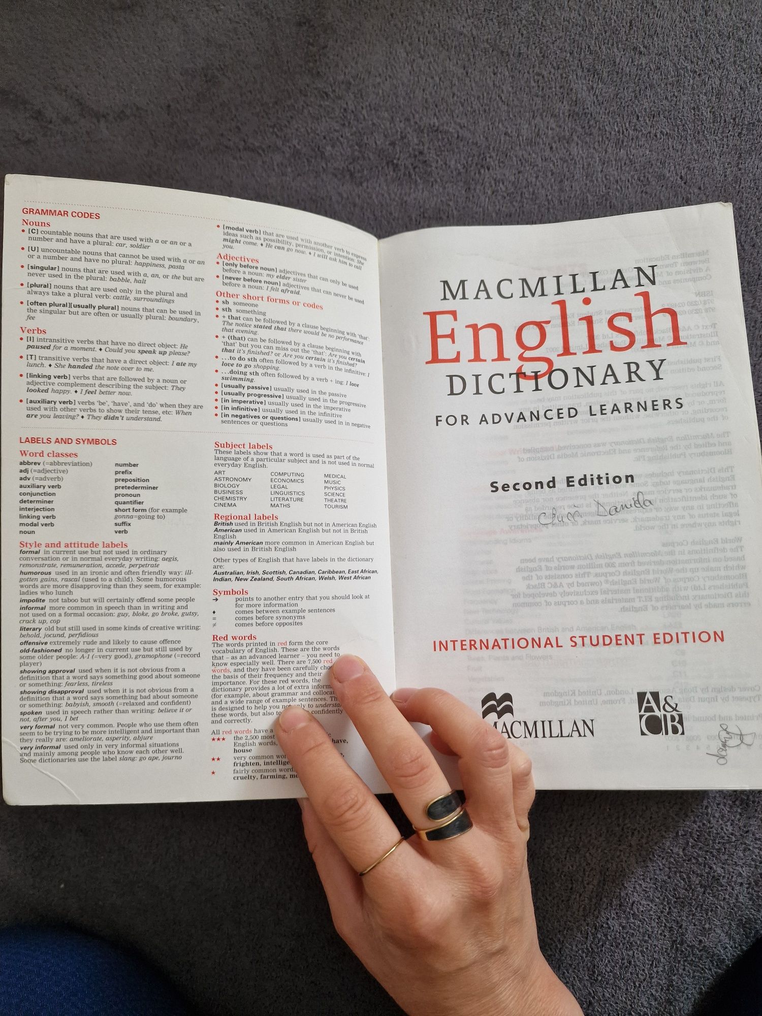 English dictionary Macmillan