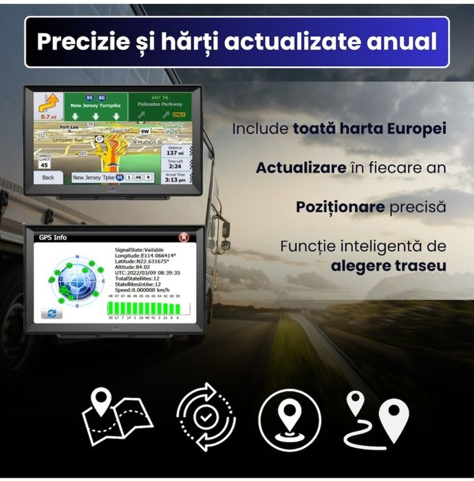 Navigatii GPS 7"GPS iGO PRIMO GPS Truck GPS TIR Camion GPS Autocar GPS