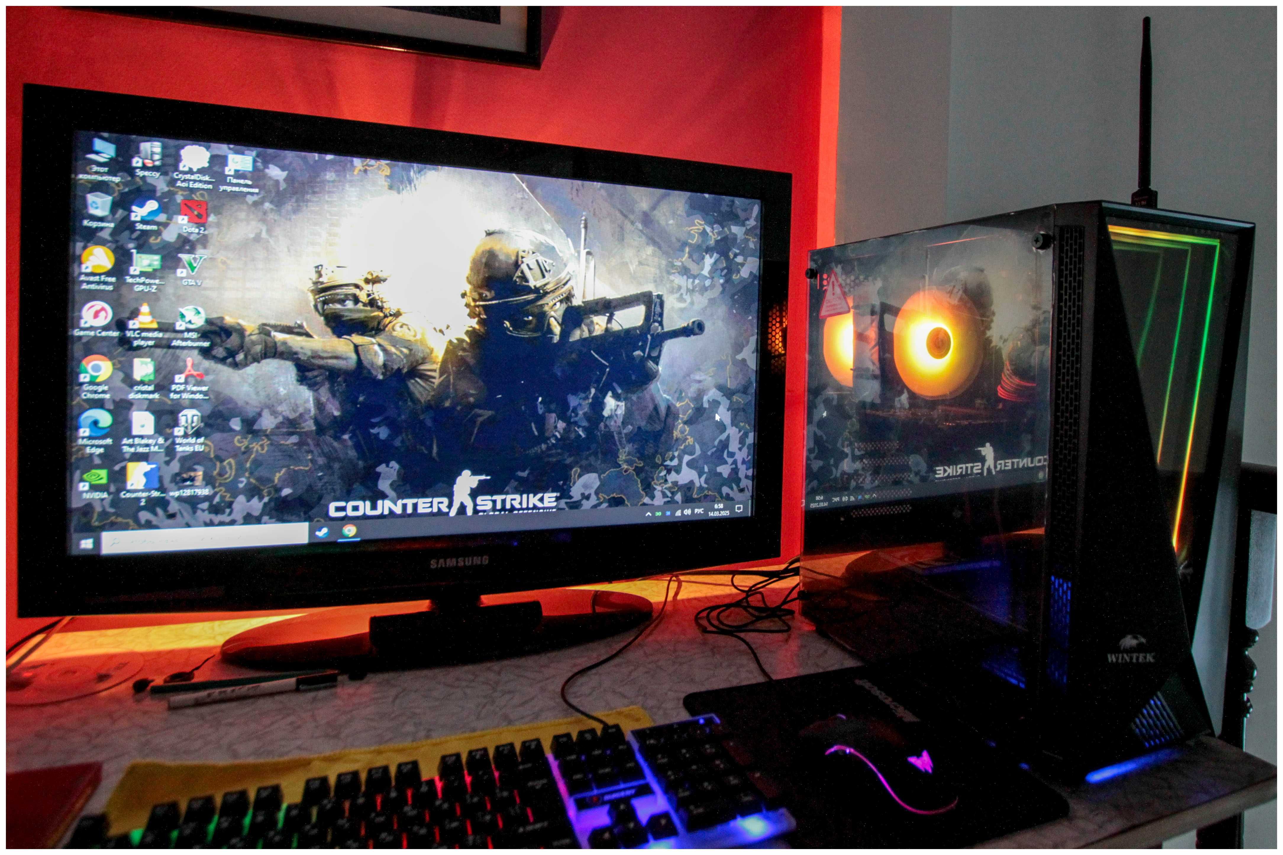 CS2 Игровой компьютер Core i7 3770, Video RX 580
Video GTX 1050 ti;
RA