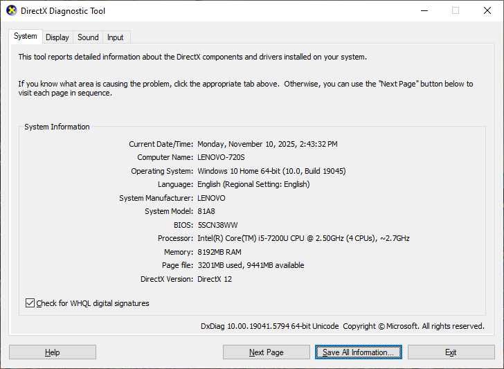 Laptop Lenovo ideapad 720S-13IKB 13.3"