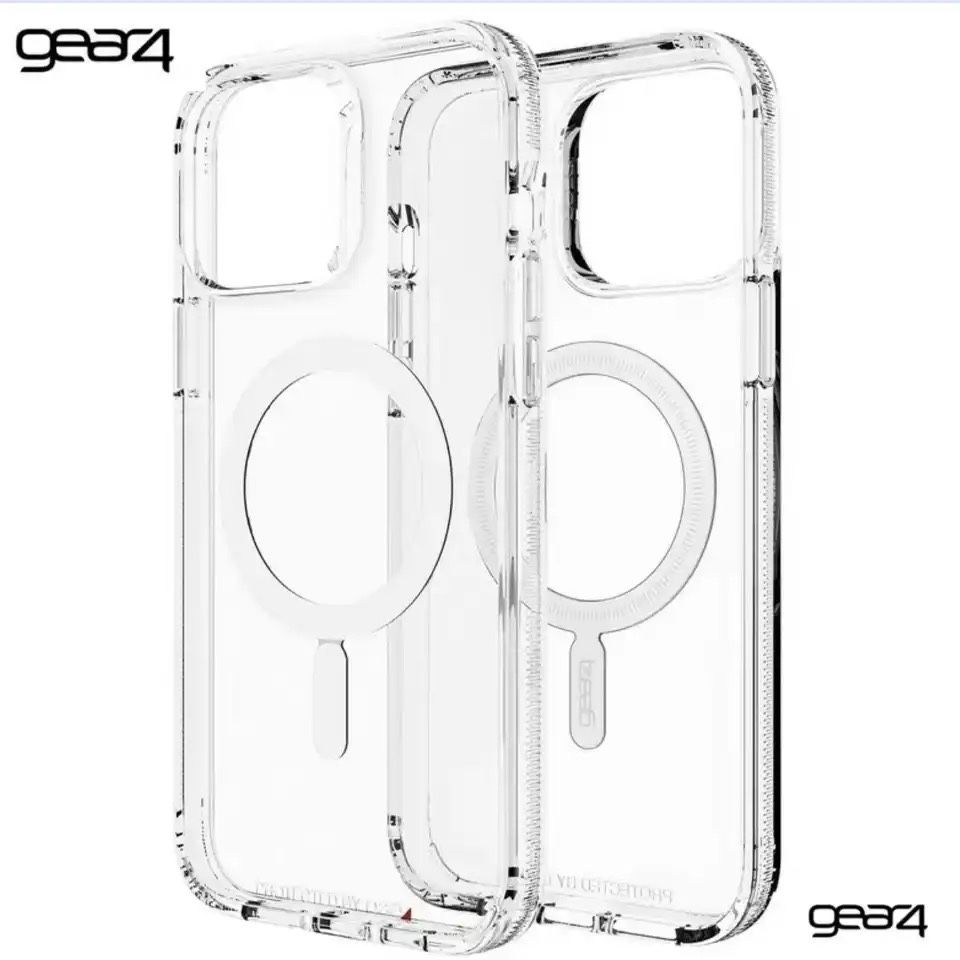 Iphone 15/PRO/PLUS/PRO MAX - Husa Gear4 Magsafe Transparenta